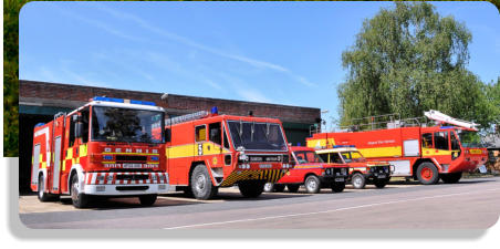 Summer 2015 fleet - Dennis Sabre / Scorpion, Gloster Meteor, 2 x Carmichael TACR2a, Carmichael Cobra 1 6x6 (L820 WGA)
