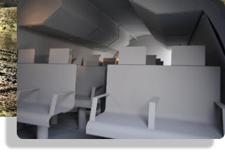 Fire rig fuselage interior